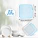 volumoon Polyester Dish Cloths for Kitchen 12 Pcs Dish Washing Net Cloths Scrubbers Wash Cloths Non-Stick Scrubbers Wash Cloths Odor Free/Quick Dry for Kitchen Dishwashing Washing Up (Grey+Blue) - Buy Online on GoSupps.com
