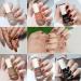 Nail Polish Set 6Pcs Autumn Winter Nail Varnish Quick Dry & Long Lasting Red Brown Series Nail Gel Non-Toxic Water Based Nail Polish Gel for Women Girls DIY Nail Art at Home - No Need Bake - Buy Online on GoSupps.com