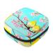 Women bands storage pocket menstrual cup pocket girl travel big capacity make-up women bandage organizer Japanese white eye birds Sakura cherry blossom