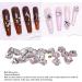 Nail Rhinestones Different Shape Rhinestone Nail Decoration Luxury 20pcs Nail Design Sparkling for Women for Travelling (Pink) - Buy Online on GoSupps.com