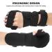 Premium Stroke Resting Hand Splint - Right & Left with Finger Separator | Night Immobilizer Wrist & Finger Brace for Carpal Tunnel Pain Sprain Fracture & Tendonitis (Black - Buy Online on GoSupps.com