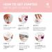 Revel Nail Starter Dip Powder Kit - 4 Color Manicure Set with Dip Powder and Liquid - Royal Affair - Buy Online on GoSupps.com