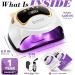 Buy OVLUX UV LED Nail Lamp 160W - Professional Nail Dryer with 3 Timers & LCD Display for Salon & Home Use - Buy Online on GoSupps.com
