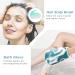 FYY Exfoliating Back Scrubber Set 4 Pack - Shower Bath Scrubber with Scalp Massager, Shampoo Brush, Loofah Sponge & Bath Glove - Deep Clean & Relax Body - Navy - Buy Online on GoSupps.com