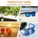 30 Pairs Silicone Nose Pads for Glasses - D-Shaped Self-Adhesive Anti-Slip Cushions for Comfort & Support - Transparent Pads for Full Frame Glasses & Sunglasses - Buy Online on GoSupps.com