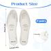 KALIONE Memory Foam Shoe Inserts - 2 Pairs Soft Insoles for Men Women & Kids - Breathable Replacement Pads for Sneakers & Flats (White - Buy Online on GoSupps.com