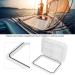 Deck Access Hatch for Marine Boat | 17-1/4" x 12-3/8" Inspection Cover with Lock | White | International Shipping Available - Buy Online on GoSupps.com