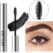 Thickening & Volumizing Mascara Waterproof & Sweatproof Tubing Mascara for Volume and Length Unique Brush Design Clump-Free Application Long-Lasting Curl and Fullness Smooth Fiber Cream Formula - Buy Online on GoSupps.com
