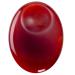 UU UNIHOM Carnelian Thumb Worry Stone Natural Chakra Polished Oval Pocket Palm Stone for Anxiety Stress Relief Therapy Carnelian Agate