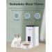 Automatic Cat Feeders 6L Smart Dog Feeder Timer Voice and Video Recording HD 1080P Camera Night Vision WiFi Enabled App for iPhone and Android Yakry C2 - Buy Online on GoSupps.com