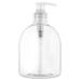 Pump Bottle 16oz Lotion Dispenser for Soap, Shampoo, Dishwashing Liquid, Oil, Cleaning Solutions and Cosmetics - Leak-Free | BPA-Free | Refillable (Plastic) (1)