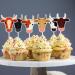 Farm Cow Themed Happy Birthday Cupcake Toppers 18-PC Set - This is a great cow-themed birthday party baby shower party or bull-themed party decoration for a boy or girl - SugarGera - Buy Online on GoSupps.com
