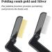 GCQQ Folding Metal Eyelash Separator Comb - Fine Lash Comb for Eyelash Lift and Brow Waxing - Buy Online on GoSupps.com