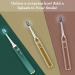GuruNanda Steel Sonic Toothbrush - Rechargeable 5 Modes 2 Min Smart Timer & Replacement Brush Heads - Teal | International Shipping Available - Buy Online on GoSupps.com