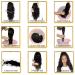 Battnot Women's Brown Slope Synthetic Wig with Wig Cap - Heat-Resistant 24 Inch Natural Costume Party Wig - Buy Online on GoSupps.com