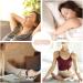Narrow-Ribbed Reusable Castor Oil Pack - Soft Compress for Neck Pain & Thyroid Relief (Khaki) - Buy Online on GoSupps.com
