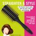 Wet Brush Straighten & Style Round Brush - Ideal for All Hair Types - Achieve a Perfect Blow Out with Ease, Less Pain & Breakage - Open Barrel Design for Quick Drying - Buy Online on GoSupps.com