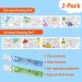 2 Pack Children's Drawing Roll - Animal Coloring Paper for Kids - Sticky DIY Painting Paper Rolls - Wall Coloring Stickers - Coloring Books - Dinosaur and Astronaut Theme - 79 x 11.8 - Toddler Friendly - Buy Online on GoSupps.com