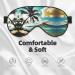 Tropical Beach Palms Print Sleep Eye Mask | Soft Eyeshade for Travel & Naps | Ideal for Men & Women - Buy Online on GoSupps.com