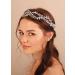 Deniferymakeup Pearl Bride Wedding Hair Vine Crystal Bridal Hair Accessories Wedding Headpiece for Women and Girls (Silver) - Buy Online on GoSupps.com