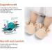 TMEOG Baby Booties Slippers | Infant Boots for First Steps | Winter Sock Crib Shoes for Boys & Girls | 0-18 Months | Khaki Sheep Design - Buy Online on GoSupps.com