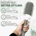 Beauty Carves Round Hair Brush 45mm - Nano Ionic Heat Resistant Tech - Professional Styling & Shining Texture - Buy Online on GoSupps.com