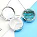 Shop Round Turquoise Blue & Gold Marble Pill Box | 3 Compartment Portable Medicine Organizer - Buy Online on GoSupps.com