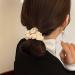 scicent Scrunchies for Women 2 Pieces Soft Hair Ties Fashion Elastic Hair Bands for Girls Plain Satin Hair Bobbles for Daily Wear Soft Ponytail Holders Handmade Hair Accessories - 5011 - Buy Online on GoSupps.com
