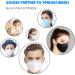 Silicone Mask Extender Strap Set | Ear Saver Sports Fan Buckle | Adjustable & Soft | Clear White, Light Gray, Sky Blue, Pink - Buy Online on GoSupps.com