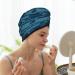 Hair Towel Wrap - Quick Drying Turban with Button | Turtles & Waves Design - Perfect for All Hair Types - Buy Online on GoSupps.com