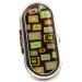 Vintage Clip-on Round Lipstick Case With Mirror (Retro Squares) - Buy Online on GoSupps.com