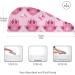Cute Cat Paw Pink Hair Towel 2 Pack - Super Absorbent Quick Dry Hair Turbans for Women & Girls - Buy Online on GoSupps.com