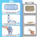 Cat Hammock Window Perch - Large Pet Resting Seat for Indoor Cats - Blue Kitty Bed for Sleeping & Playing - Buy Online on GoSupps.com