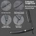 Premium Stainless Steel Shaver Razor for Men | Professional Straight Edge Barber Razor & Shaving Strop | Home & Salon Grooming (NO.189 - Buy Online on GoSupps.com