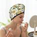Hair Towel Wrap - Quick Drying Towel Turban with Button | Watercolor Bright Sunflowers - Fast International Shipping - Buy Online on GoSupps.com
