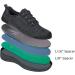 Orthofeet Palma Women's Plantar Fasciitis Shoes - Heel Pain Relief, Arch Support, Ergonomic Sole -9 X-Wide Black - Buy Online on GoSupps.com