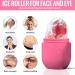 Cube Ice Face Roller for Face and Eye | Beauty Facial Skin Care Tool for Tightening, Toning, and Brightening Skin | Reduce Eye Bags | Pink - Buy Online on GoSupps.com
