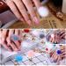 3D Fluffy Pom Balls Nail Charms Kit | 24 Pieces with Magnetic Detachable Plush Pom Poms | Storage Box Included | Nail Art DIY for Girls and Women - Buy Online on GoSupps.com