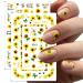 Sunflower Nail Stickers - 3D Self-Adhesive Art Decals for Women - Yellow Daisy & Butterfly Design - Acrylic Nail Supplies for Manicure Tips - Buy Online on GoSupps.com