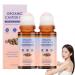 Huile de ricin bio bille avec rouleau en quartz rose 100% pure extra vierge press e froid pure pour la peau huile dor e pure pour la peau les cheveux et les sourcils zones s ches (2PCS)