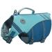 Vivaglory sports style life jacket for dogs with an excellent buoyancy adjustable & durable life jacket with a safe fastening system for medium dogs cyan M: 56-64 cm (chest circumference) Cyan