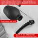 10oz Silicone Enema Bulb Douche for Men & Women - Reusable & Leakproof Douche Ball with 8 Flushing Holes - Colon Cleansing & Anal Hygiene - Black - Buy Online on GoSupps.com