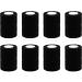 BQTQ 8 Rolls Cohesive Bandage 3 Inch Self Adherent Sport Wrap Tape Stretch Bandage Wrap Athletic Tape for Human and Animals Ankle Sprains Swelling Black Black 3 Inch