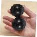 Beavorty Massage Roller & Yoga Balls - Double Lacrosse Balls for Body Massage - Black Rattan Holder - Buy Online on GoSupps.com