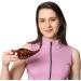 Buy HealthGoodsIn Premium Handcrafted Ceramic Neti Pot - Durable Sinus Nose Cleaner - Dishwasher Safe with 2 Silicone Tips - 225ml Dark Brown - Buy Online on GoSupps.com
