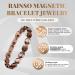 Rainso Elegant Women's Pure Copper Magnetic Therapy Bracelet - Healthy Magnetic Field Wellness Gift - Buy Online on GoSupps.com