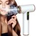 White Cordless Hair Dryer Type-C USB Rechargeable Professional Women Hairdryer w/Hot & Cold Wind Mini Blow Dryer for Home Salon Travel