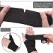 BQTQ 120 Rolls Self Adhesive Bandage Wrap - 2 Inch Black Athletic Tape for Sports & Vet Use Ideal for Wrist & Ankle Sprains - Buy Online on GoSupps.com