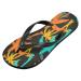 Mnsruu Tropical Coconut Palm Blossom Flip Flops - XXL Multi-Color Sandals for Men & Women | Perfect for Home Hotel Spa & Travel - Buy Online on GoSupps.com