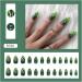 Nail art patches beautiful and fashionable nail patches finger decorations cosmetics and decorative supplies green flame almond nails simple and fashionable European and American finished fake n R788 Green Flame - Buy Online on GoSupps.com